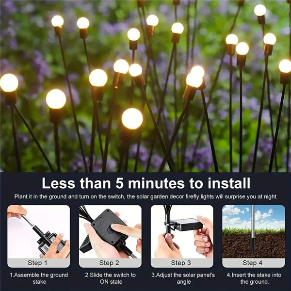 Solar Powered Firefly Light