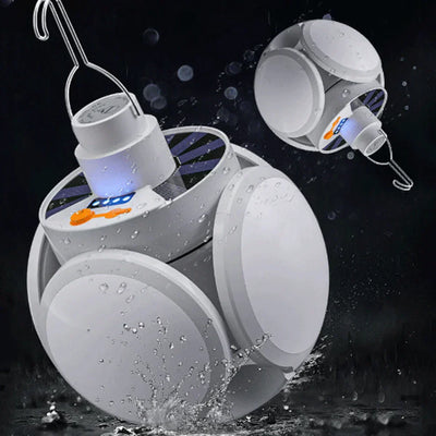 Solar Outdoor Folding Light Portable USB Rechargeable LED Bulb