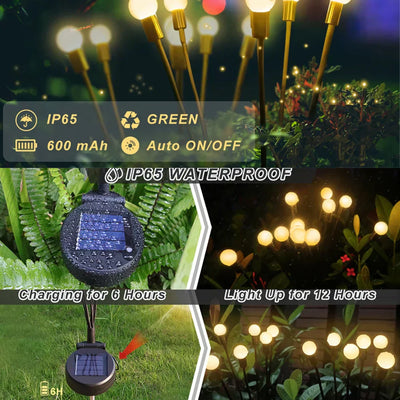 Solar Powered Firefly Light