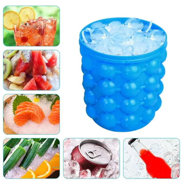 Silicon Portable Ice Cube Maker